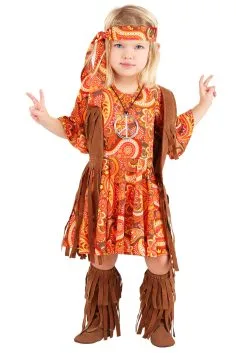Fun Costumes Fringe Hippie Toddler Costume