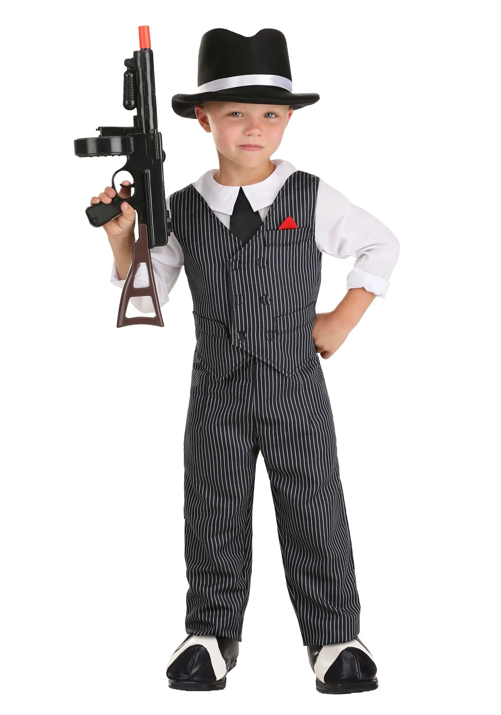 Zhenjiang Lian Yew Every Age Garment Accessories A Suave Gangster Toddler Costume