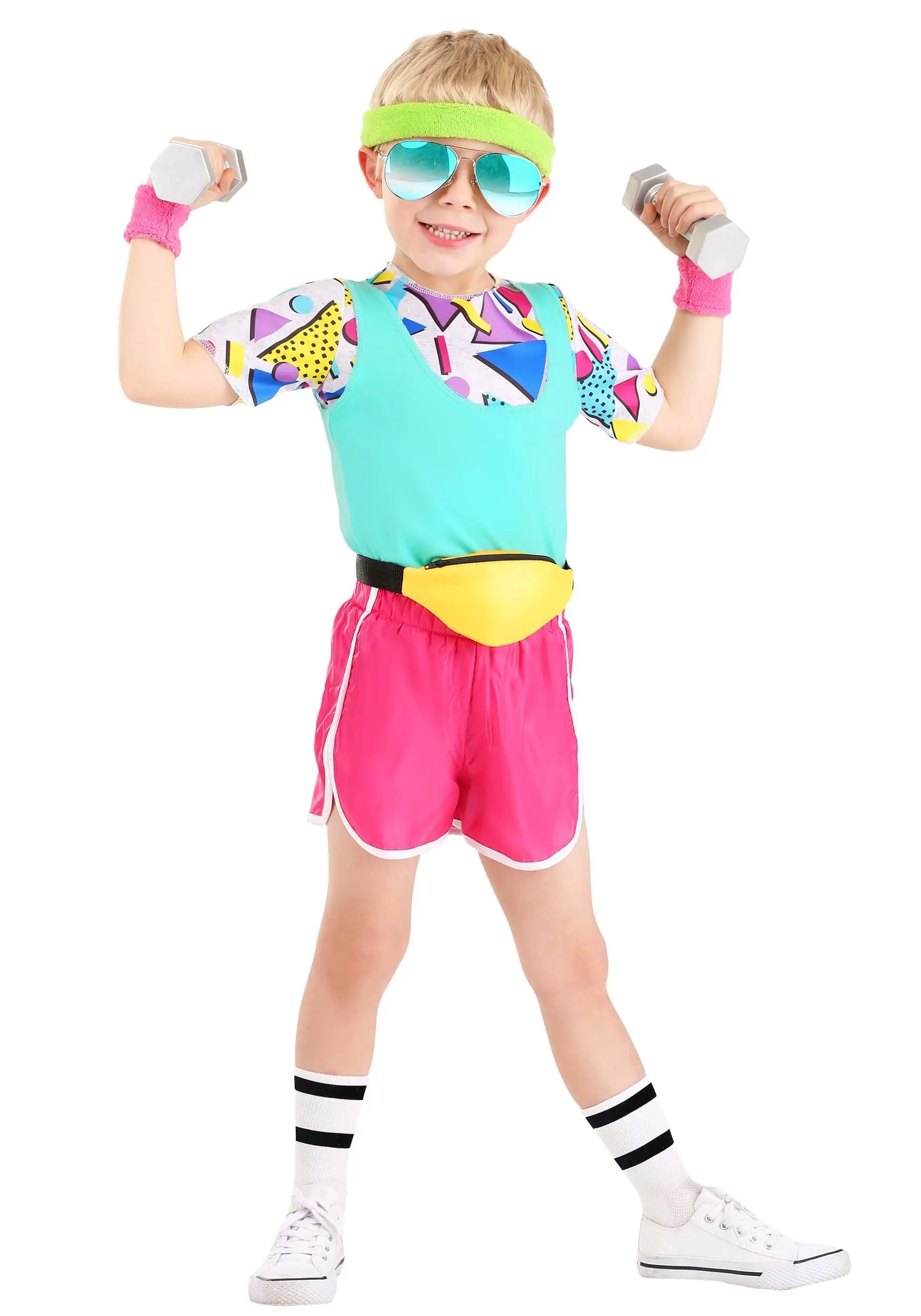 Fun Costumes Work It Out 80s Costume For Toddlers