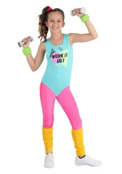 Fun Costumes Totally 80s Workout Costume For Girls