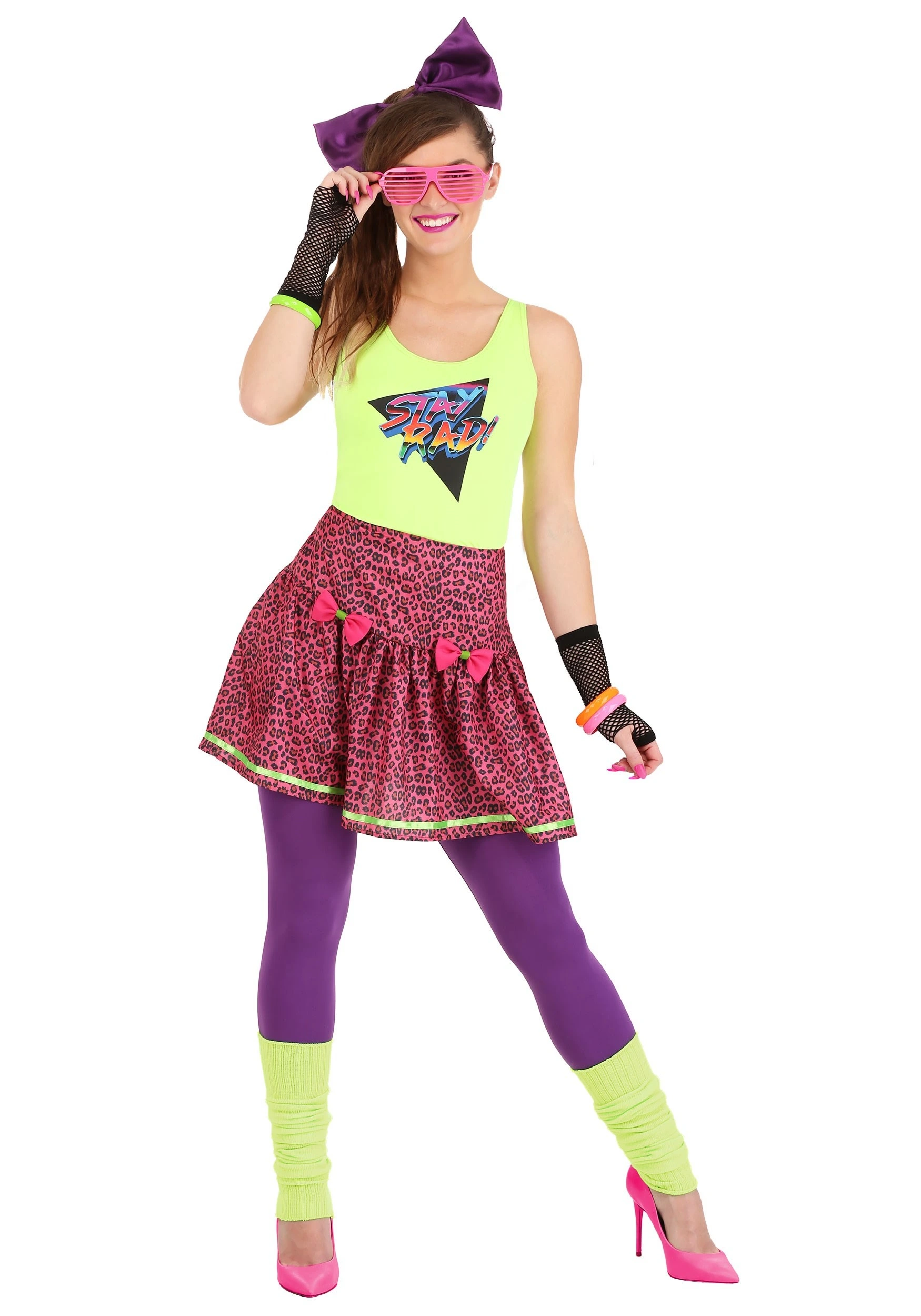 Fun Costumes Women's 80s Rad Costume