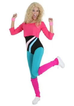 Fun Costumes Women's 80's Workout Girl Costume