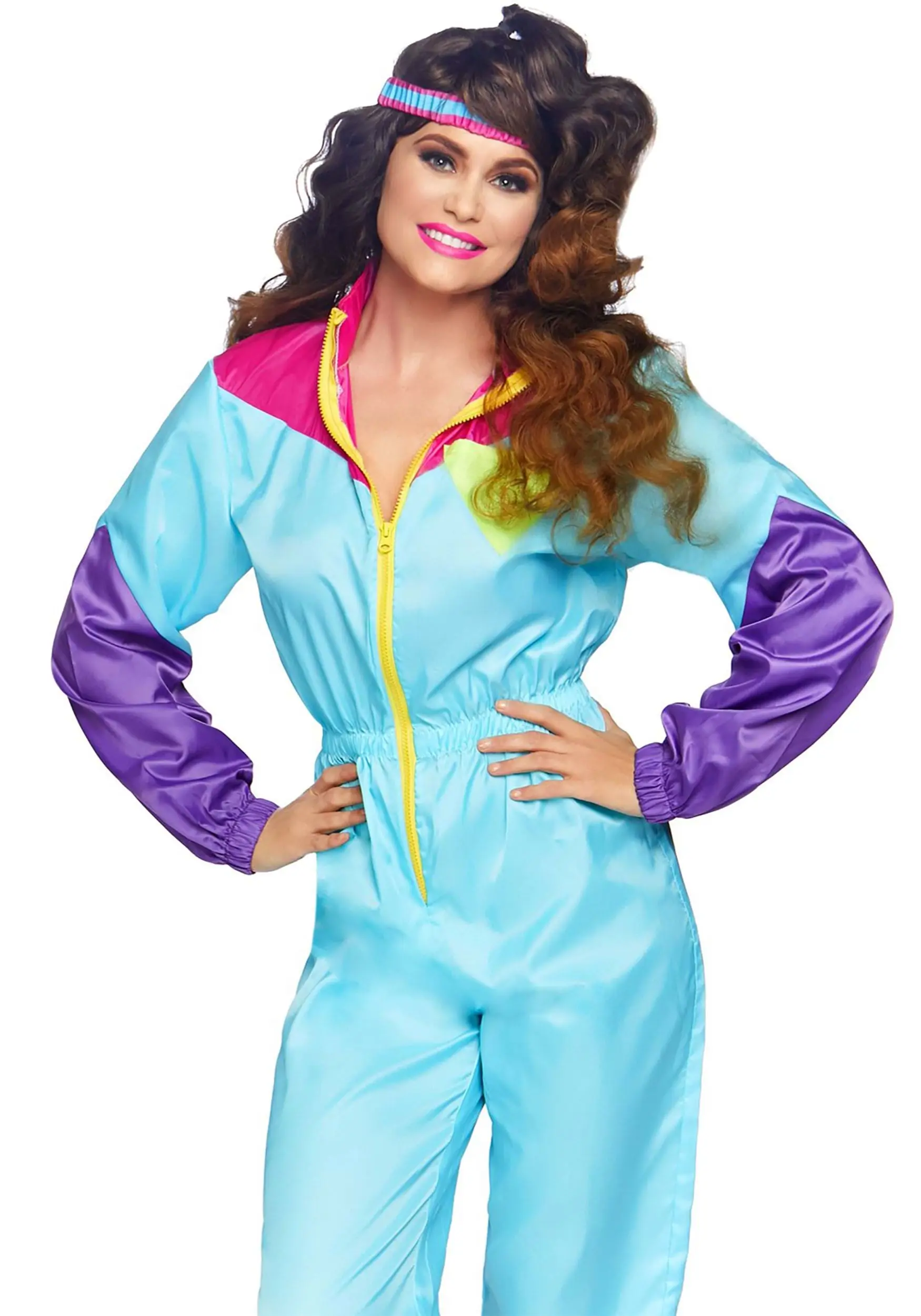 LEG AVENUE Womens Awesome 80s Ski Suit Costume - Image 2
