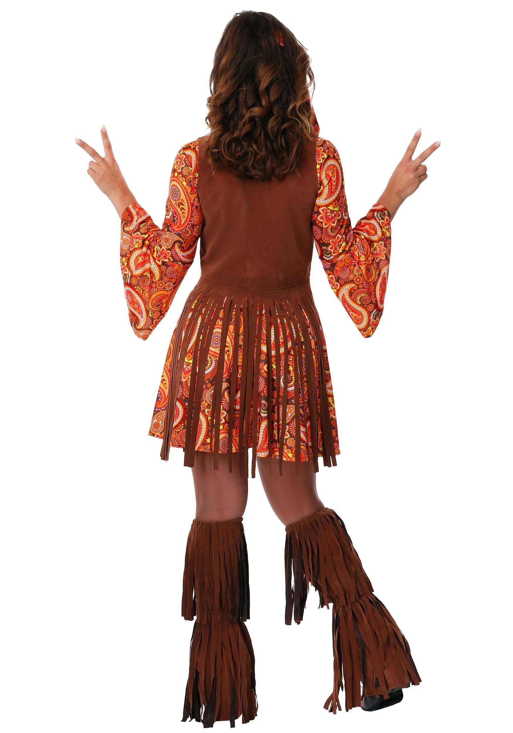 Fun Costumes Women's Fringe Hippie Costume - Image 2
