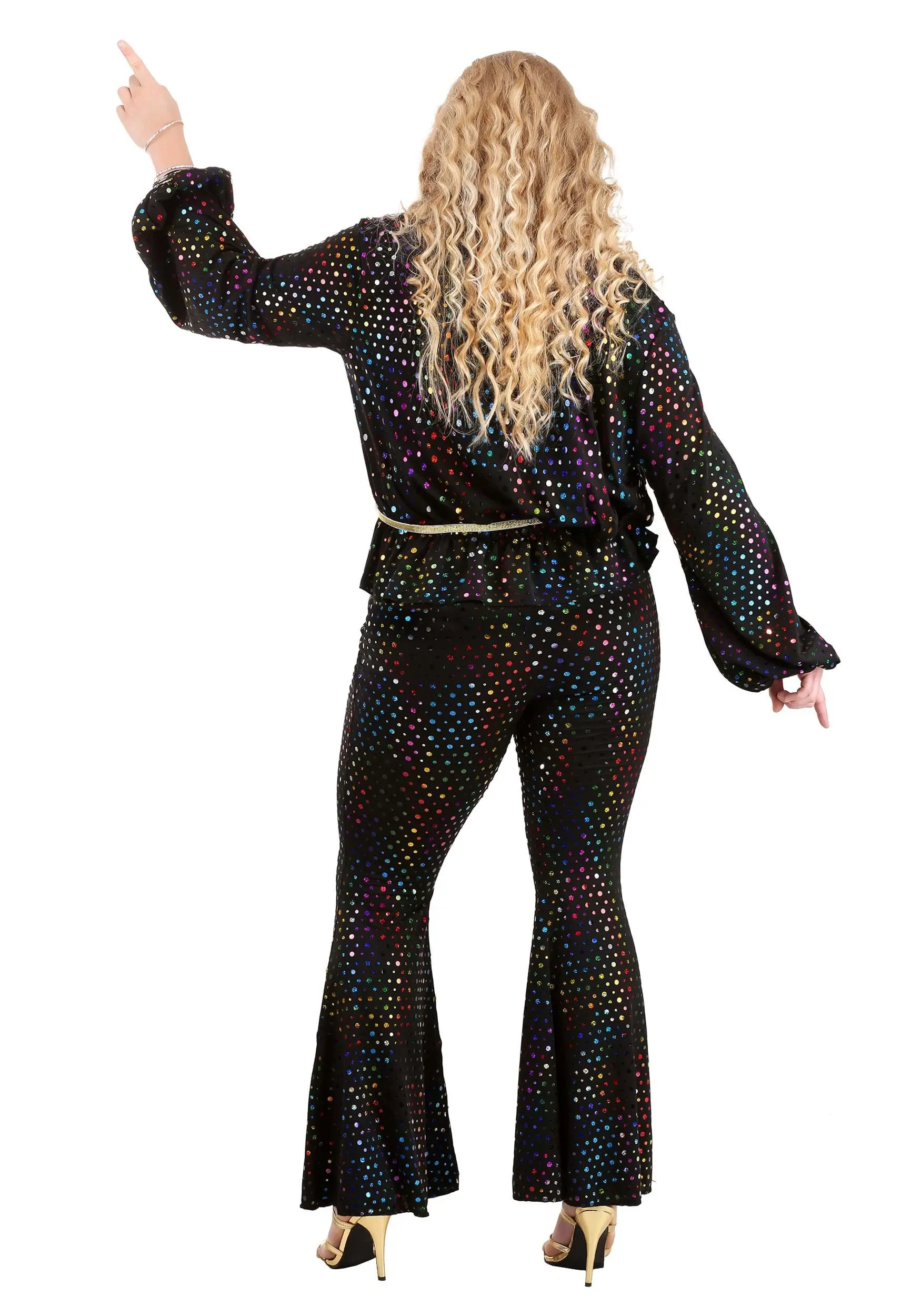 Armada Women's Disco Queen Plus Size Costume - Image 2