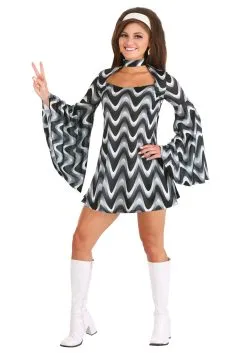 Fun Costumes Silver Queen Disco Costume For Women